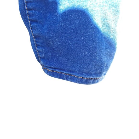 No Boundaries Mid Rise Skinny Jeans Womens 15 Acid Wash Blue (Flaw) - Picture 4 of 7